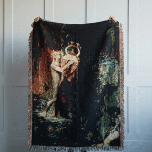 Orpheus in Hades Woven Blanket, Mythology Tapestry Throw, Pierre Amédée Marcel-Béronneau Art Decor, Myth Lover Gift, Home Wall Hanging,