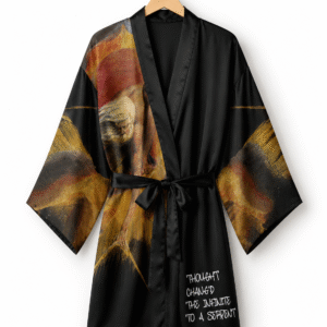 The Ancient of Days kimono robe, William Blake art print