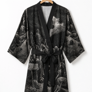 Gustave Doré Vision of the Valley of the Dry Bones Kimono Robe